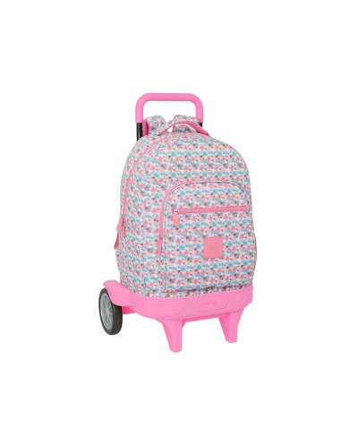 Mochila safta grande con ruedas compact evolution extraible moos floresistente 450x330x220 mm