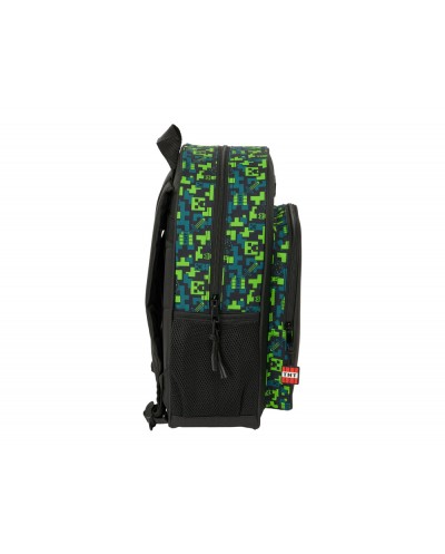 Mochila safta junior adaptable a carro minecraft tnt 380x320x120 mm