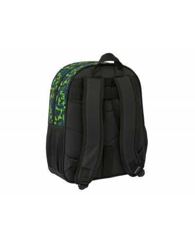 Mochila safta junior adaptable a carro minecraft tnt 380x320x120 mm