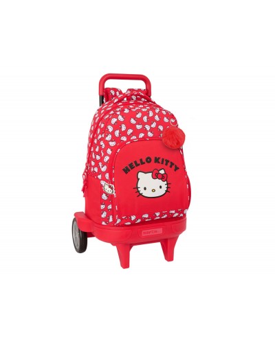 Mochila safta grande con ruedas compact evolution extraible hello kitty iconic 450x330x220 mm
