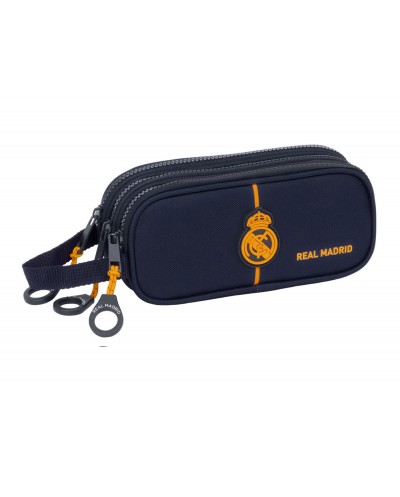 Bolso escolar portatodo safta triple real madrid 2 equipacion 24 25 70x210x85 mm