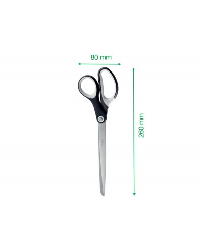 Tijeras leitz premium titanium 260 mm color negro