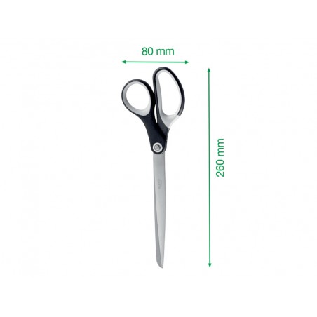 Tijeras leitz premium titanium 260 mm color negro