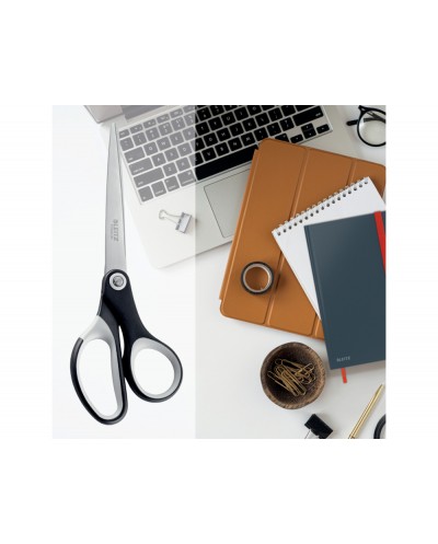 Tijeras leitz premium titanium 180 mm color negro