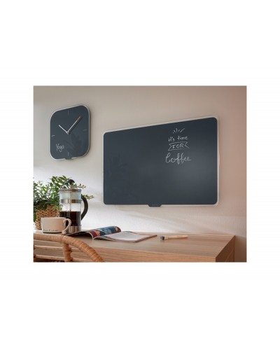 Pizarra cristal leitz cosy magnetica color gris 600x400 mm