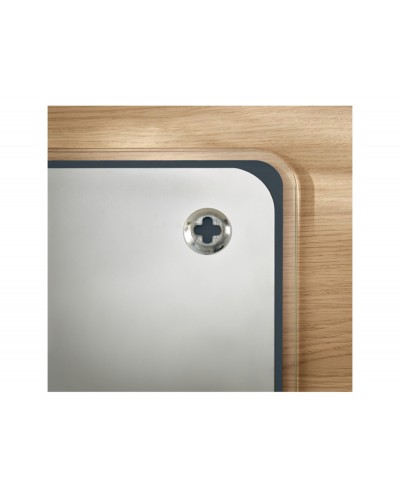 Pizarra cristal leitz cosy magnetica color gris 600x400 mm