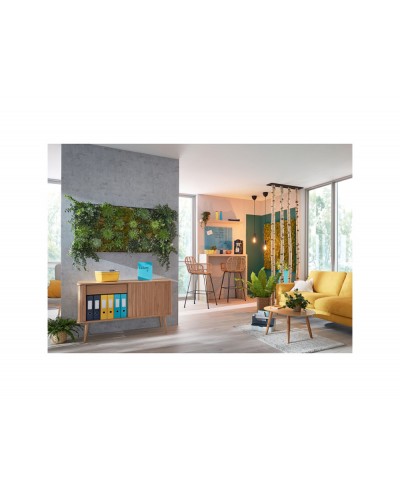 Pizarra cristal leitz cosy magnetica color gris 600x400 mm