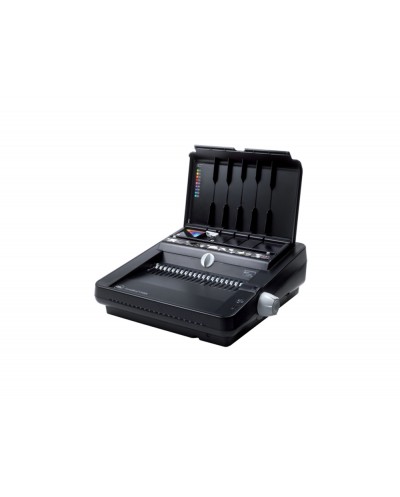 Encuadernadora canutillo gbc combbind c450e electrica perfora 25 hojas din a3 vertical din a4 din a5