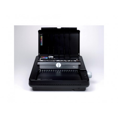 Encuadernadora canutillo gbc combbind c450e electrica perfora 25 hojas din a3 vertical din a4 din a5
