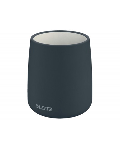 Cubilete portalapices leitz cosy plastico color gris