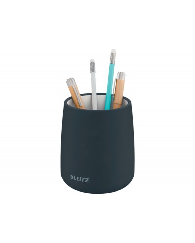 Cubilete portalapices leitz cosy plastico color gris