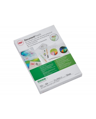 Bolsa de plastificar gbc din a4 2x250 mc caja de 50 unidades