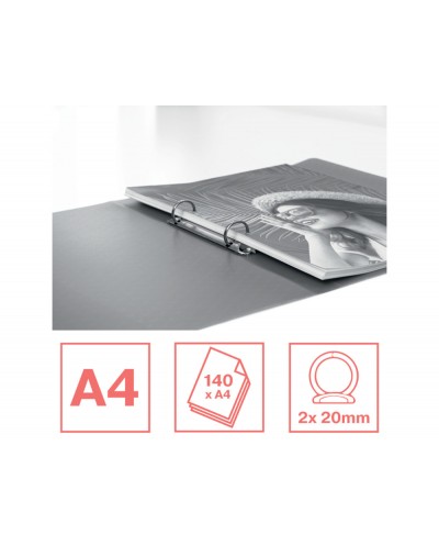 Carpeta esselte colour breeze 2 anillas redondas 25 mm din a4 polipropileno colores surtidos