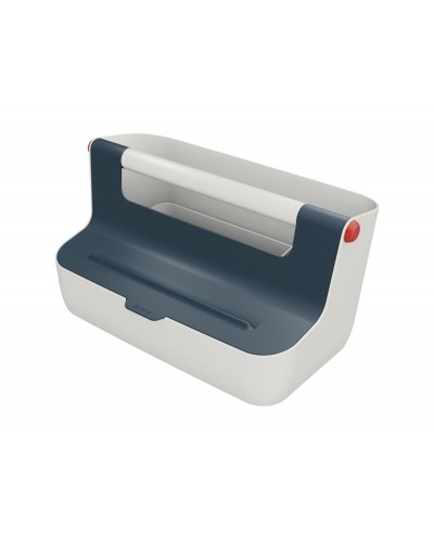 Caja de almacenamiento leitz cosy carry box color gris 367x214x196 mm