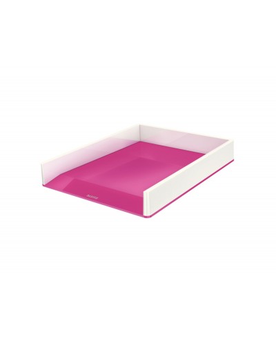 Bandeja sobremesa plastico leitz wow dual blanco fucsia 267x49x336 mm