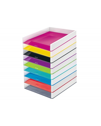 Bandeja sobremesa plastico leitz wow dual blanco fucsia 267x49x336 mm