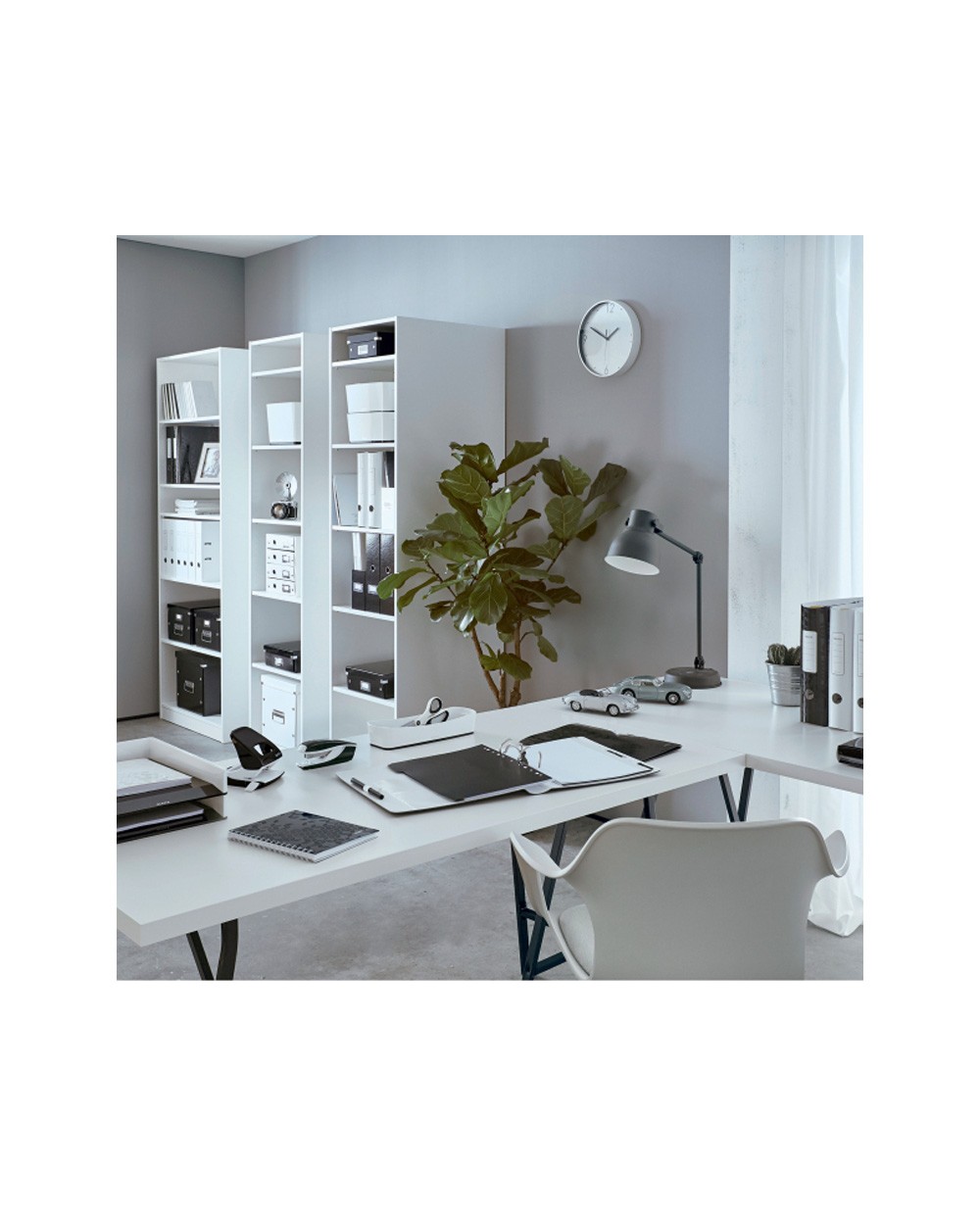 Bandeja sobremesa plastico leitz wow dual blanco fucsia 267x49x336 mm