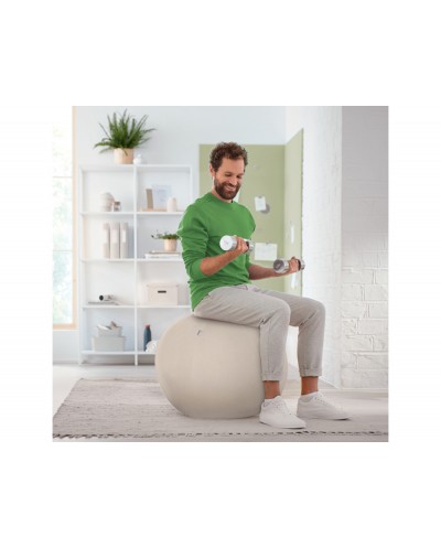 Balon de asiento leitz active 65 cm antideslizante color gris