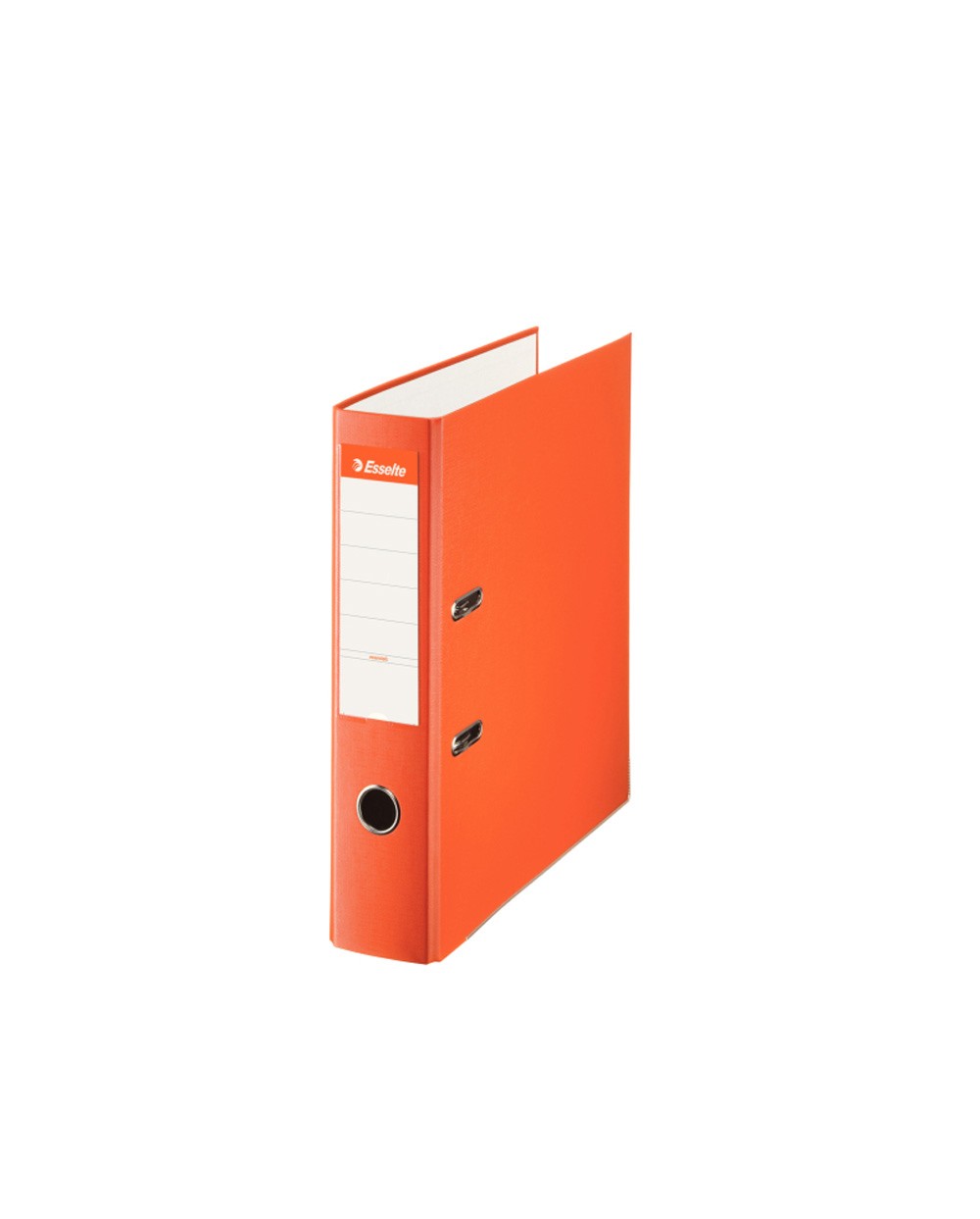 Archivador de palanca esselte carton forrado din a4 lomo 75 mm con rado color naranja