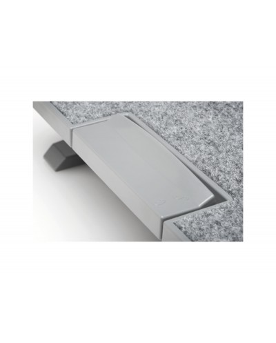 Reposapies kensington smartfitasolemate pro elite ergonomic color gris 530x120x340 mm