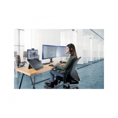 Reposapies kensington smartfitasolemate pro elite ergonomic color gris 530x120x340 mm