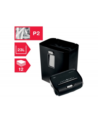 Destructora de documentos rexel promax qs res1123 p2 capacidad de corte 12 hojas destruye grapas clips y