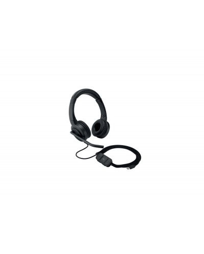 Auricular kensington h1000 biaural con microfono usb c cable 180 cm