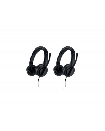Auricular kensington h1000 biaural con microfono usb c cable 180 cm