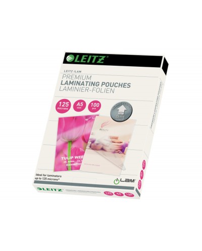 Bolsa de plastificar leitz din a5 125 mc caja de 100 unidades