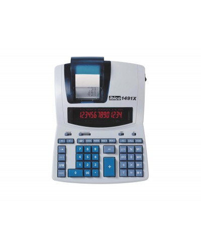 Calculadora ibico 1491x impresora pantalla lcd papel 57 mm 14 digitos