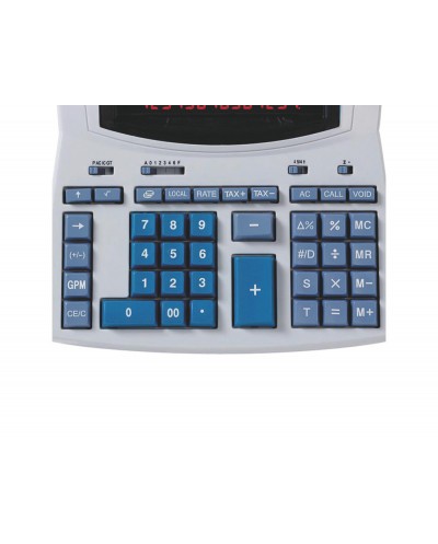 Calculadora ibico 1491x impresora pantalla lcd papel 57 mm 14 digitos