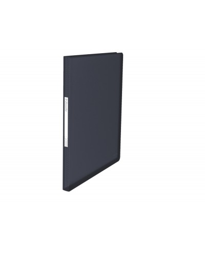 Carpeta esselte escaparate vivida 60 fundas polipropileno tapa flexible din a4 color negro