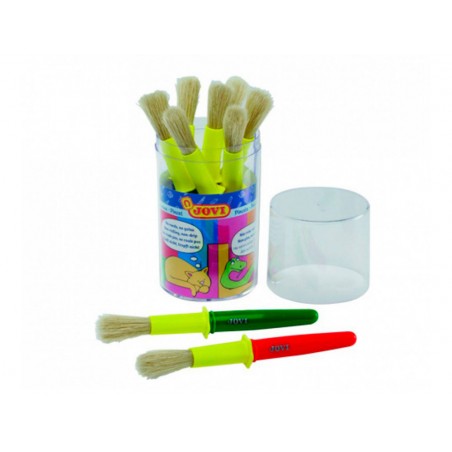 Pincel escolar jovi grueso mango plastico
