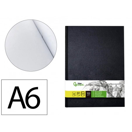 Bloc dibujo liderpapel esbozos encuadernado din a6 148x105 mm 100 hojas 100 gr m2
