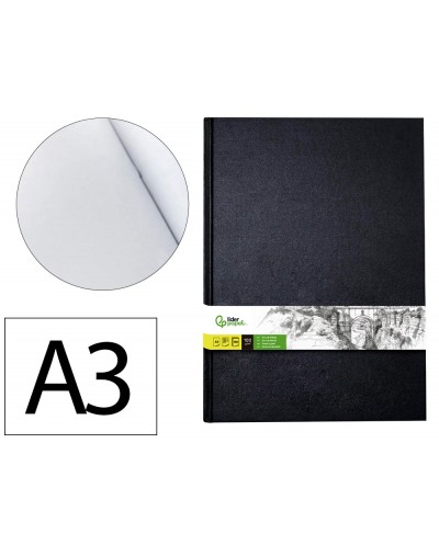 Bloc dibujo liderpapel esbozos encuadernado din a3 420x297 mm 100 hojas 100 gr m2