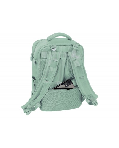 Mochila safta viaje cabina portatil 156 verde pastel 440x290x190 mm