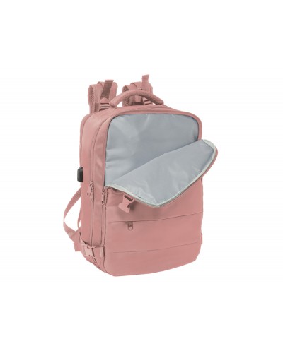 Mochila safta viaje cabina portatil 156 rosa 440x290x190 mm
