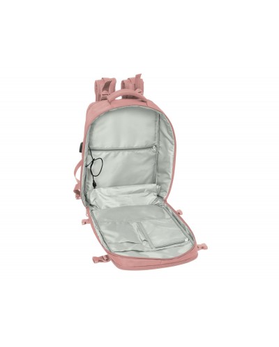 Mochila safta viaje cabina portatil 156 rosa 440x290x190 mm