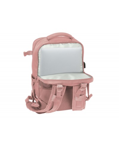 Mochila safta viaje cabina portatil 156 rosa 440x290x190 mm