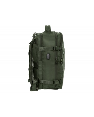 Mochila safta viaje cabina portatil 156 verde 440x290x190 mm