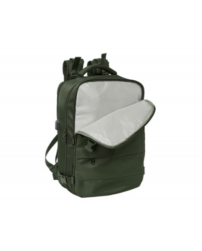 Mochila safta viaje cabina portatil 156 verde 440x290x190 mm