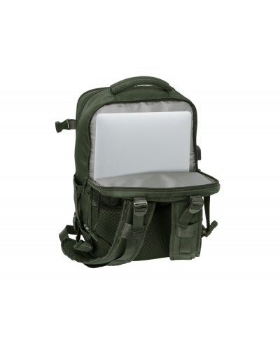 Mochila safta viaje cabina portatil 156 verde 440x290x190 mm