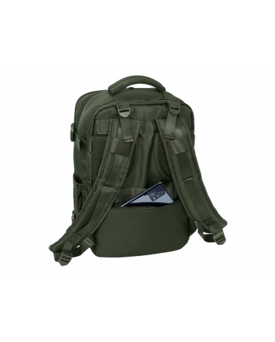 Mochila safta viaje cabina portatil 156 verde 440x290x190 mm