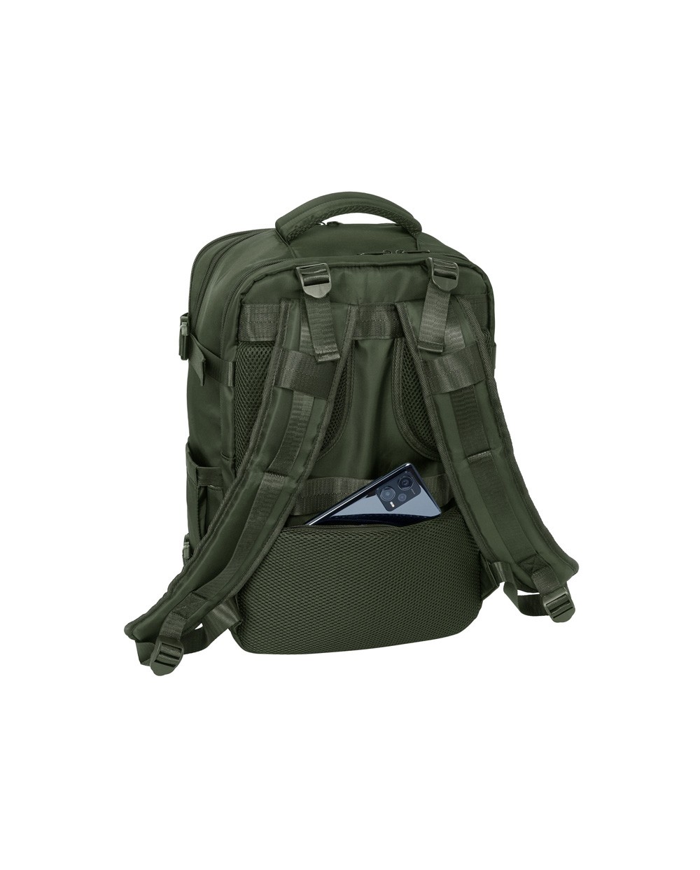Mochila safta viaje cabina portatil 156 verde 440x290x190 mm