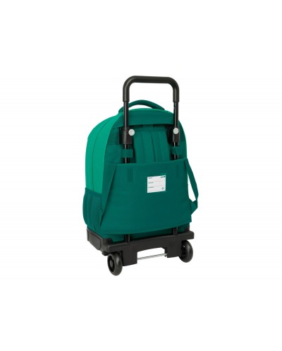 Mochila safta grande con ruedas compact extraible resistente al agua real betis 450x330x220 mm