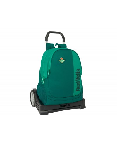 Mochila safta mod 665 con carro evolution resistente al agua real betis 430x320x140 mm