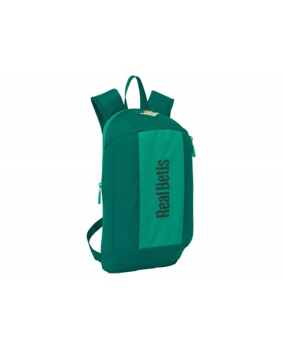 Mini mochila safta con cremallera vertical resistente al agua real betis 390x220x100 mm