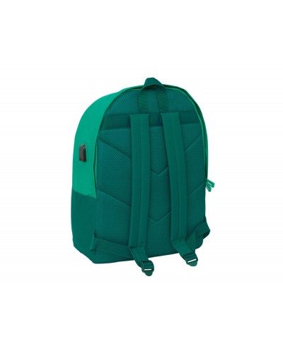 Mochila safta doble para portatil 156 usb resistente al agua real betis 440x310x180 mm