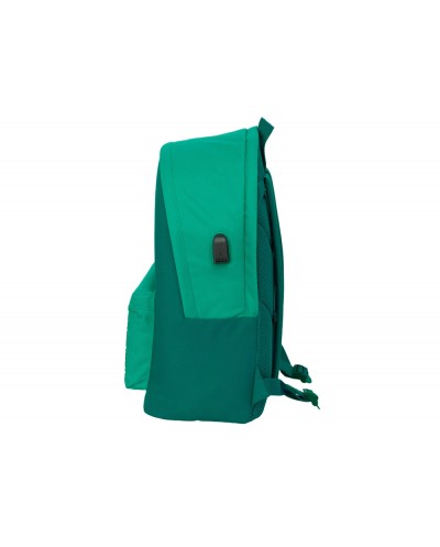 Mochila safta doble para portatil 156 usb resistente al agua real betis 440x310x180 mm