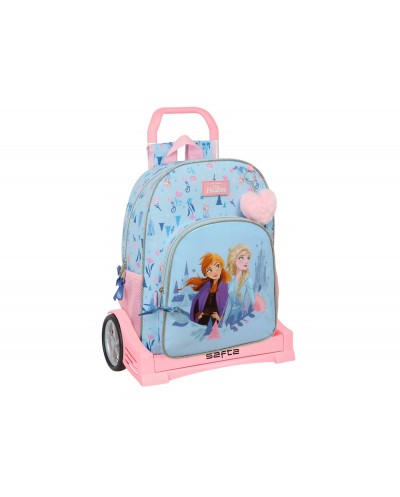 Mochila safta mod 180 con carro evolution frozen ice magic 420x330x140 mm